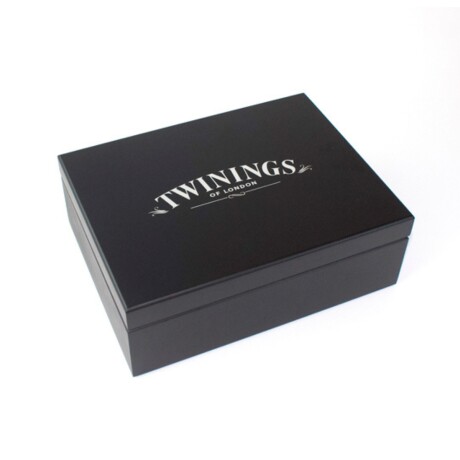 Caja de Té Twinings en Madera con 6 Sabores NEGRO