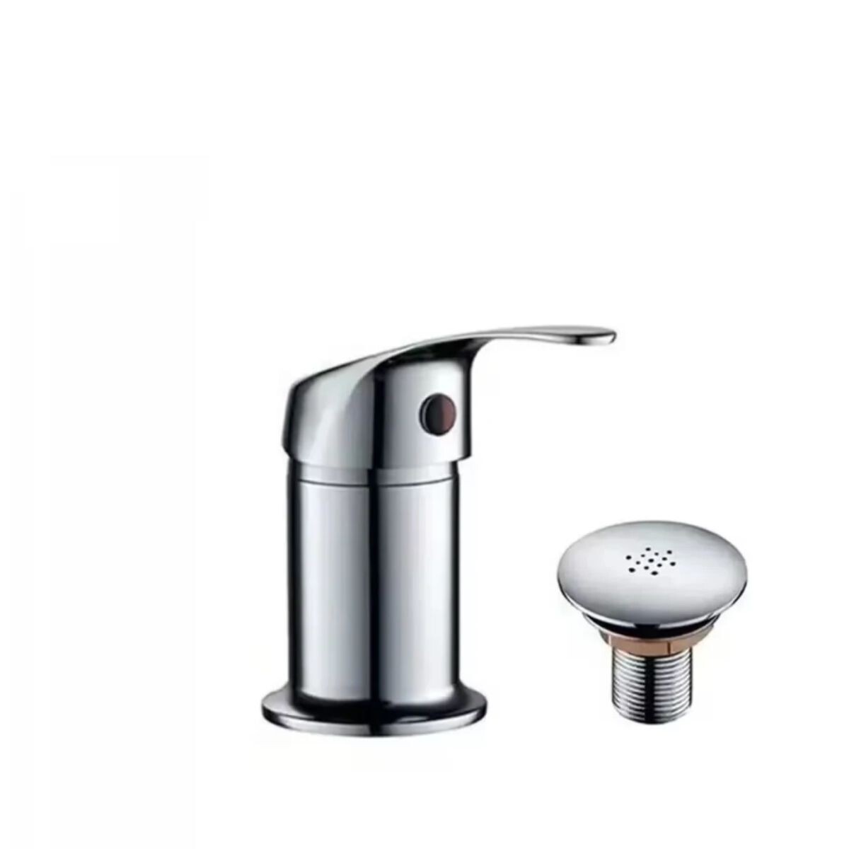 Grifería De Bidet Monocomando Sin Transferencia Murdock Cromado Brillante 