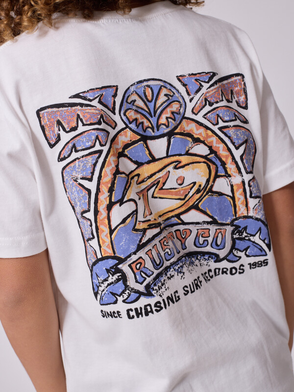 T-SHIRT MUNKE TEEN RUSTY Blanco