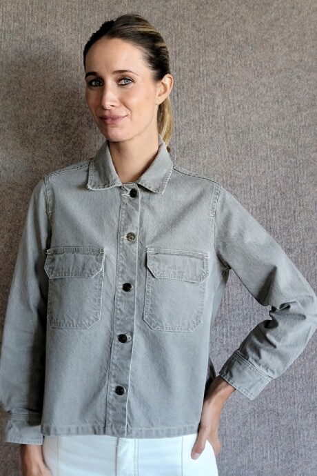 Sobrecamisa Ginebra Denim Taupe
