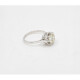 Anillo Solitario Antiguo En Platino Y Oro 18K Blanco Con Brillante 2.16 Ct Anillo Solitario Antiguo En Platino Y Oro 18K Blanco Con Brillante 2.16 Ct