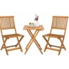 Juego De Jardin Mesa + 2 Sillas Madera Island Juego De Jardin Mesa + 2 Sillas Madera Island