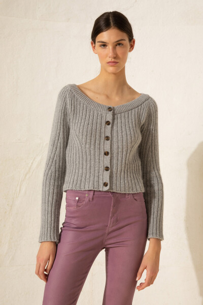 CARDIGAN SICILIA Gris