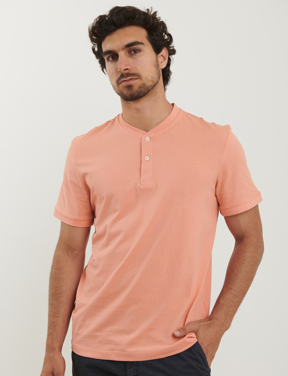 520677 T-SHIRT HARRINGTON LABEL Coral