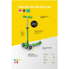 Monopatín Mini Micro Deluxe Led Púrpura