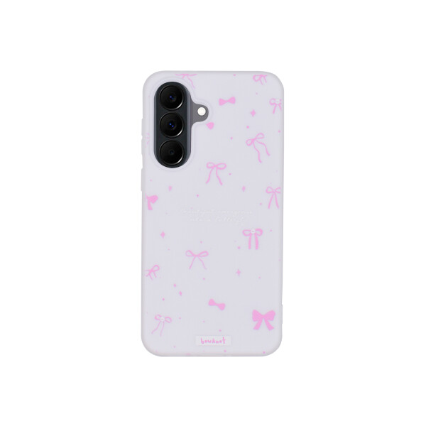 Protector para Samsung Galaxy A37 diseño lazos color blanco Protector Para Samsung Galaxy A37 Diseño Lazos Color Blanco