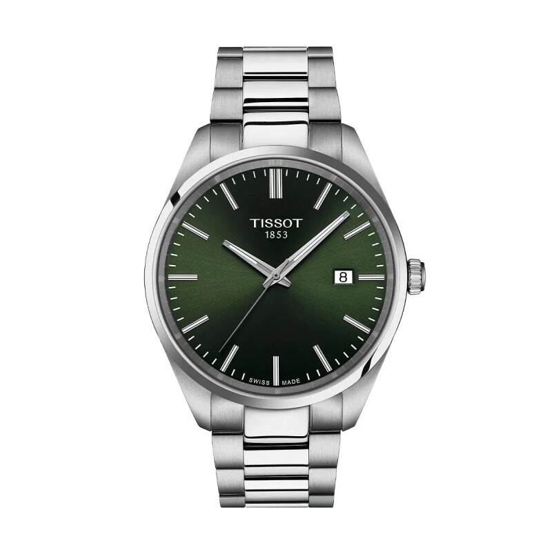 Reloj Tissot T1504101108100 para hombre con correa de acero Verde
