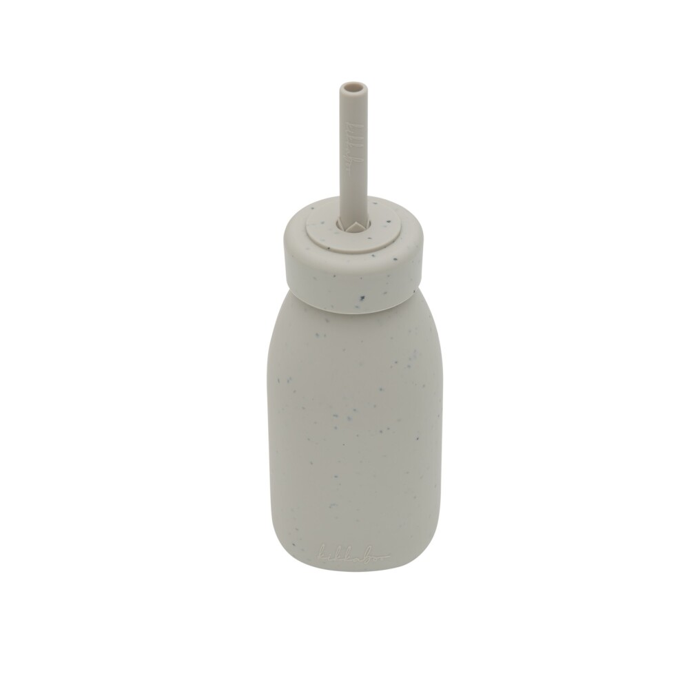 Botella con Sorbito Silicona Kikkaboo Beige