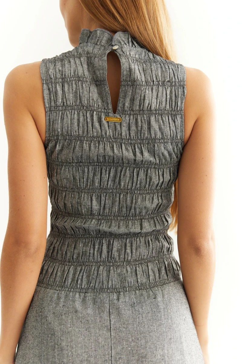 Vestido Zenaida gris s