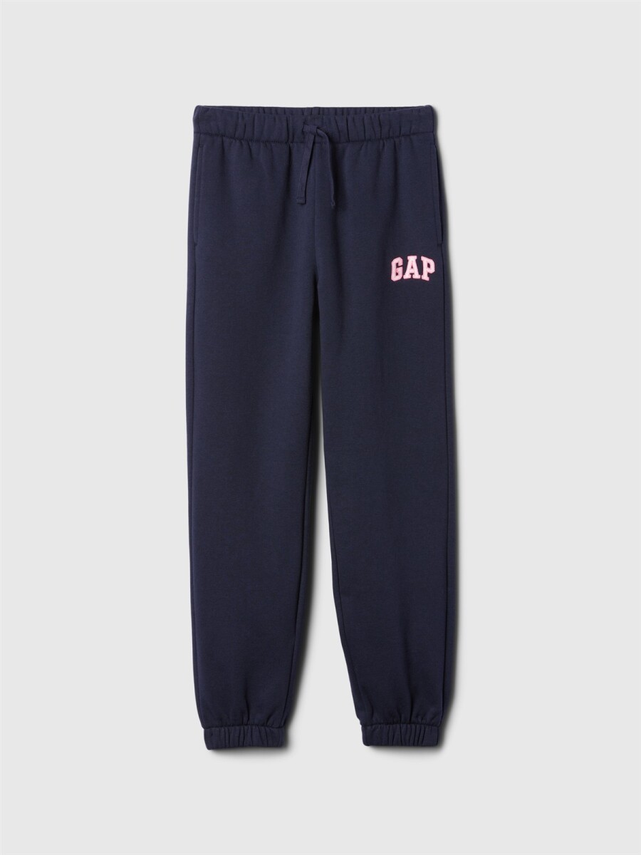 Pantalon Deportivo Logo Gap Niña - Tapestry Navy 