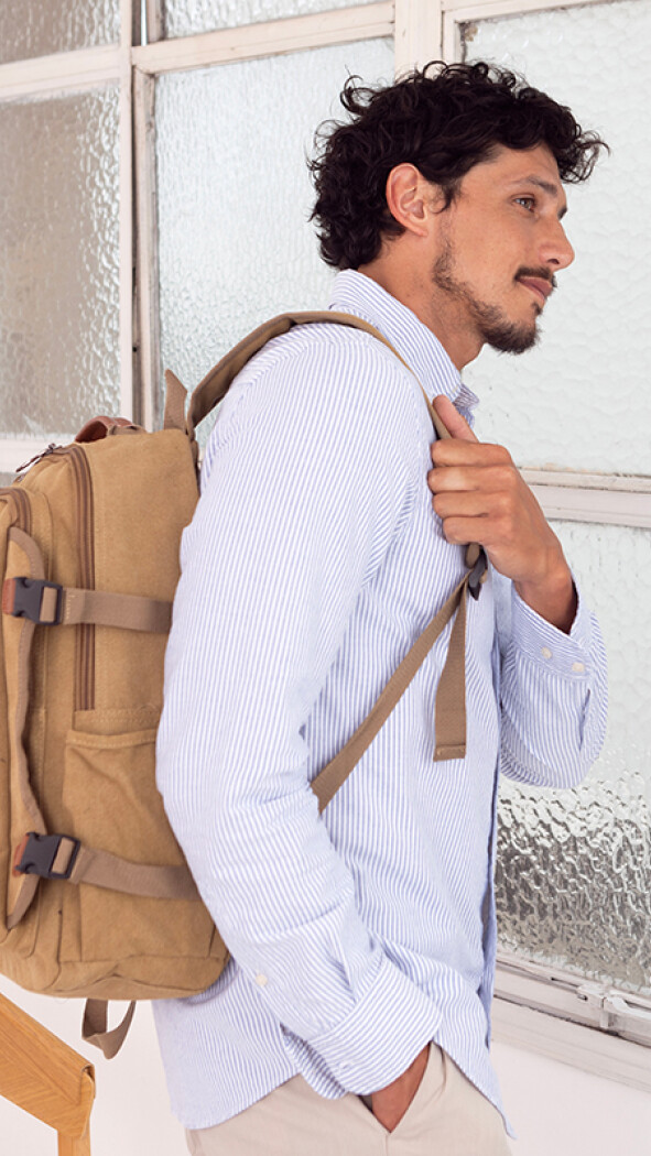 MOCHILA CANVAS HIMALAYA KAKI