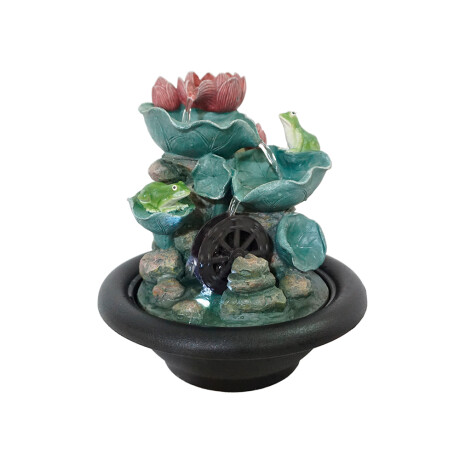 Fuente De Agua Flor De Loto Con Rueda Fuente De Agua Flor De Loto Con Rueda