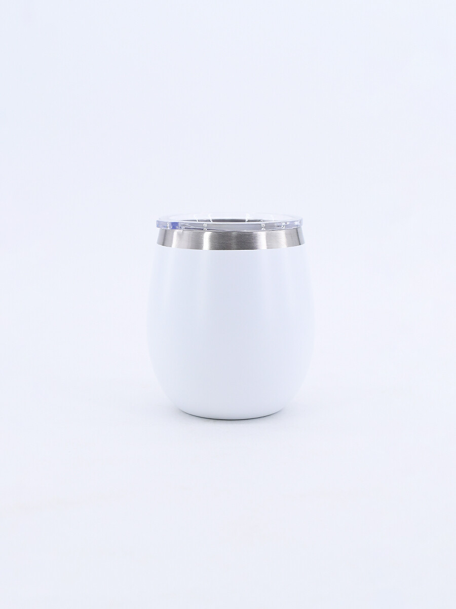 MATE ACERO INOXIDABLE - BLANCO 