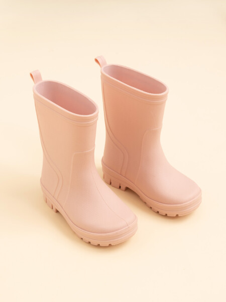 Bota de lluvia Rosa