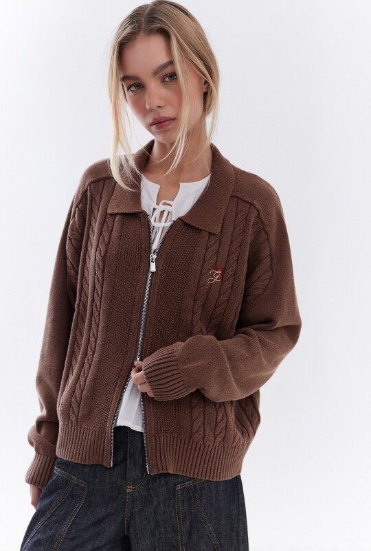 Sweater Dual Marrón
