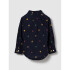 V-LS POPLIN NAVY UNIFORM