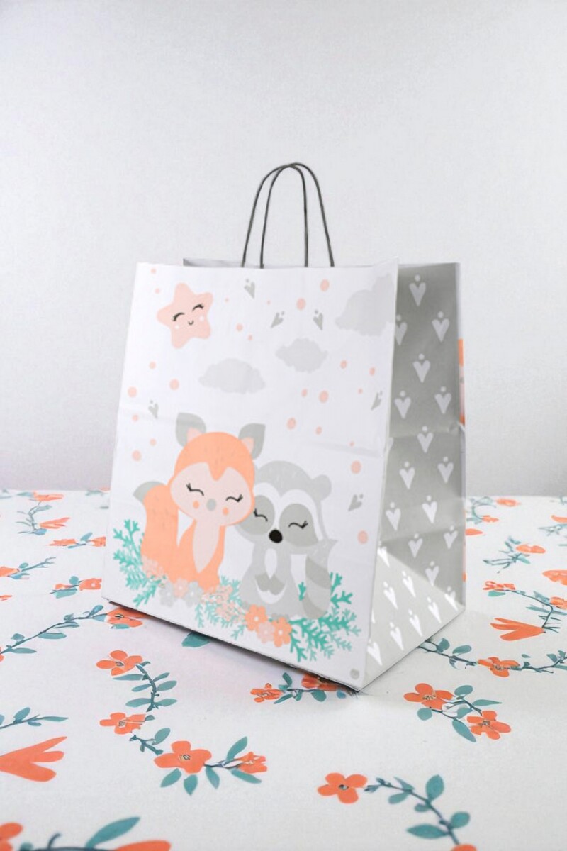 Bolsa fantasia luna 36x22x39 cm - BABY 