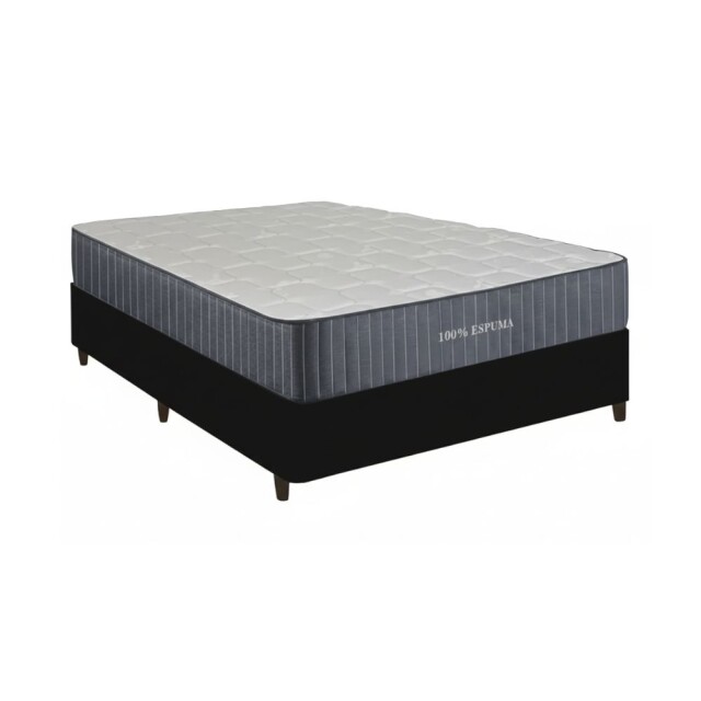 SOMMIER PLAZA Y MEDIA BASE CAMA COLCHÓN REVERSIBLE ANTIÁCAROS SOMMIER PLAZA Y MEDIA BASE CAMA COLCHÓN REVERSIBLE ANTIÁCAROS