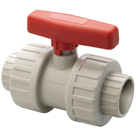 VALVULA ESFERICA 1" UNION DOBLE PVC - POR ENCARGUE VALVULA ESFERICA 1" UNION DOBLE PVC - POR ENCARGUE
