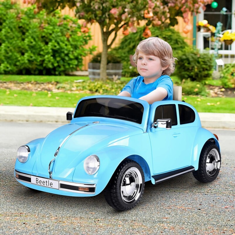 Auto a bateria para niños escarabajo celeste Auto a bateria para niños escarabajo celeste