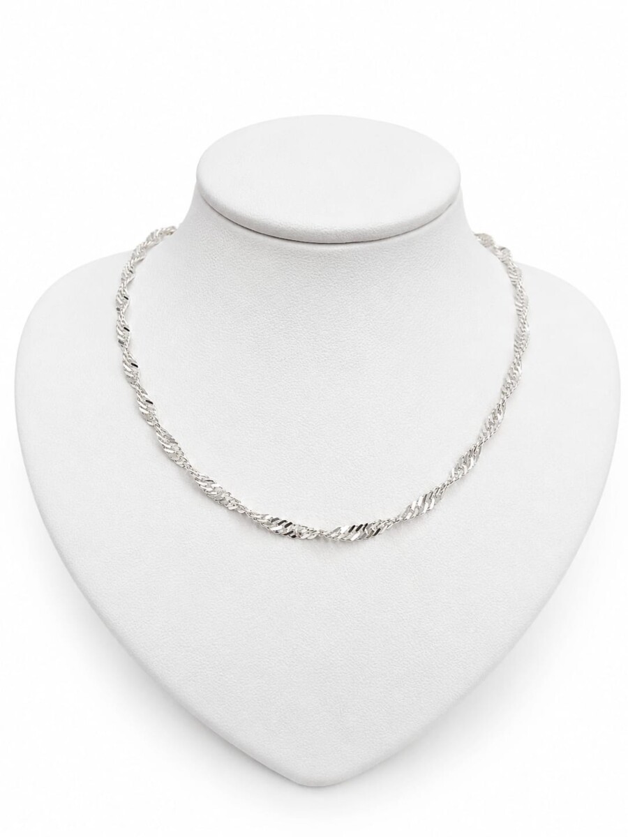 Cadena singapur plata 