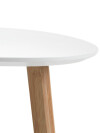 Mesa auxiliar TAPS 55x55 blanco/bambú Mesa auxiliar TAPS 55x55 blanco/bambú