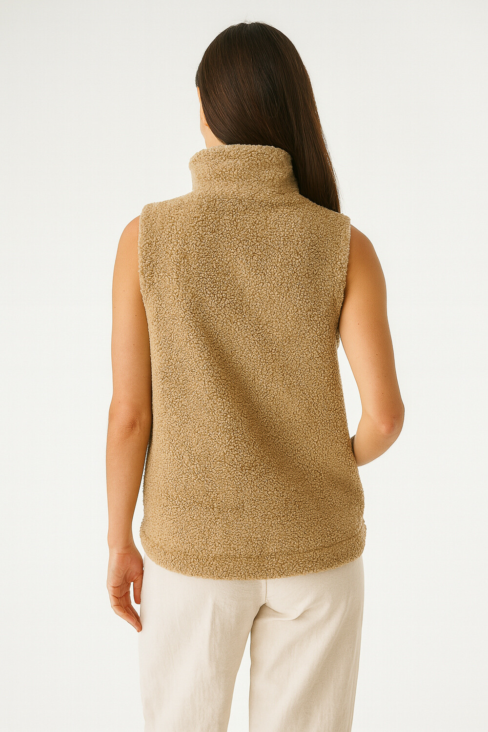 Chaleco Vivesca Beige Claro