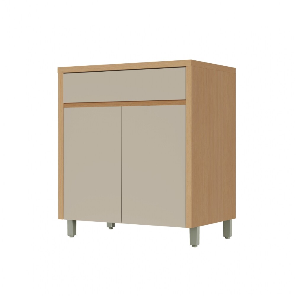 Bajo Mesada 2 Puertas 1C Condessa Marro/Gris Bajo Mesada 2 Puertas 1C Condessa Marro/Gris