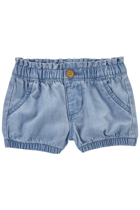 Short de jean con cintura ceñida. Talles 0-24M Short de jean con cintura ceñida. Talles 0-24M
