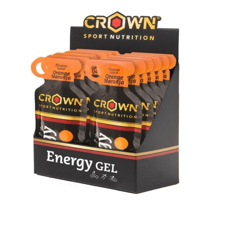 Energy Gel Crown Caja 12 unidades Naranja
