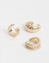 Bijou Cuff De metal Set De Earcuff De Metal Dorado - Dorado