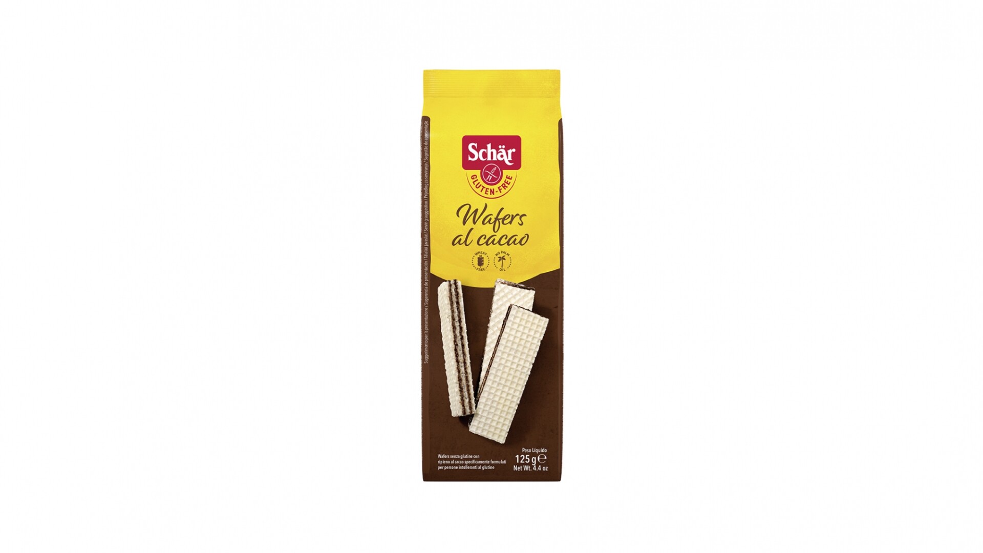 Galletas Waffle De Cacao Sin Gluten Schar 125g 