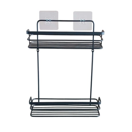 SOPORTE DUCHA 2 ORG 18 NEGRO METAL 1801996