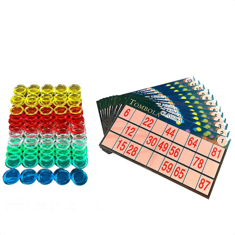 Juego De Mesa Familiar Bingo Con Bolillero De Metal 1