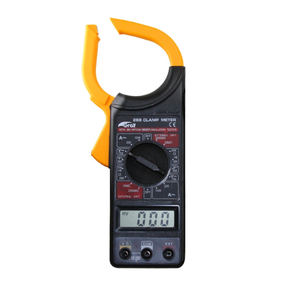 PINZA AMPEROMETRICA DT266 BASICA 1000A AC - GRALF 
