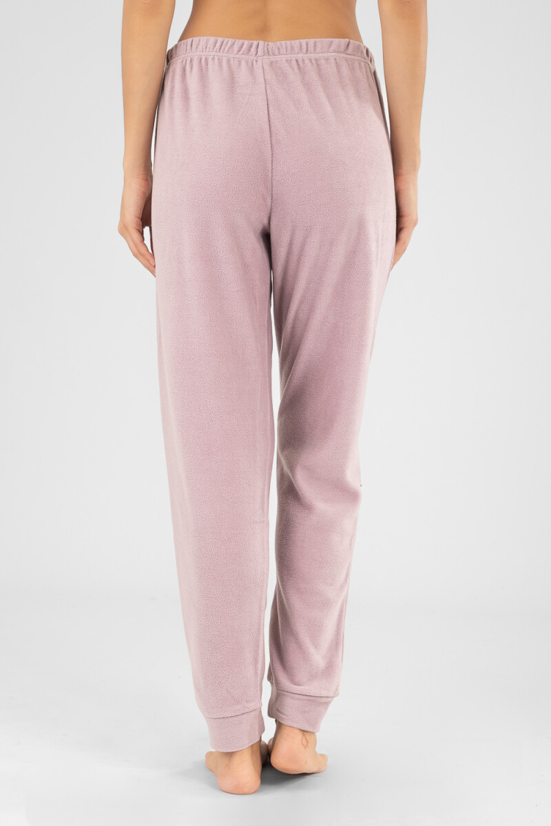 Pantalon polar mujer Lila