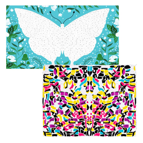 Poster puzzle adhesivo Mariposa Poster puzzle adhesivo Mariposa