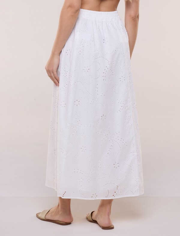 Falda Broderie CRUDO