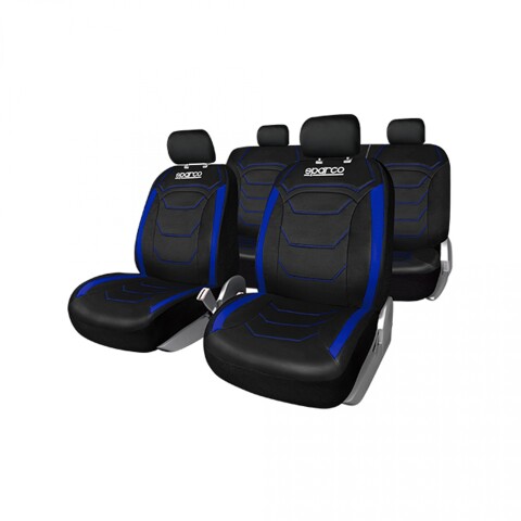 Sparco Cubre Asiento PVC Azul