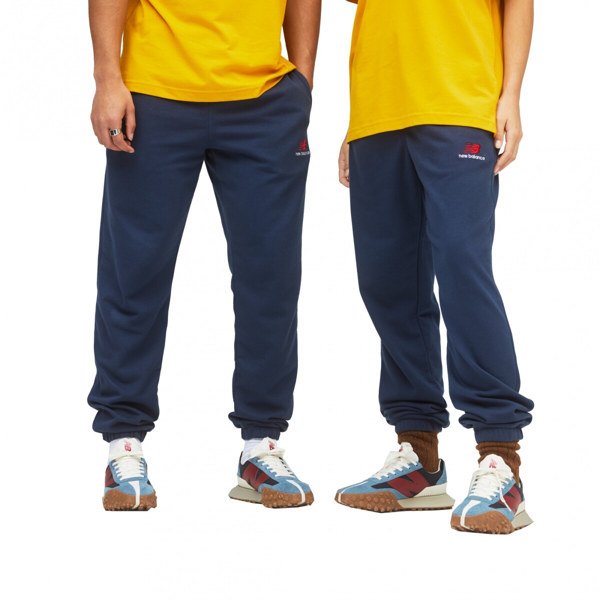 Pantalon New Balance unisex - UNI-ESSENTIALS - UP21500NGO - BLUE 