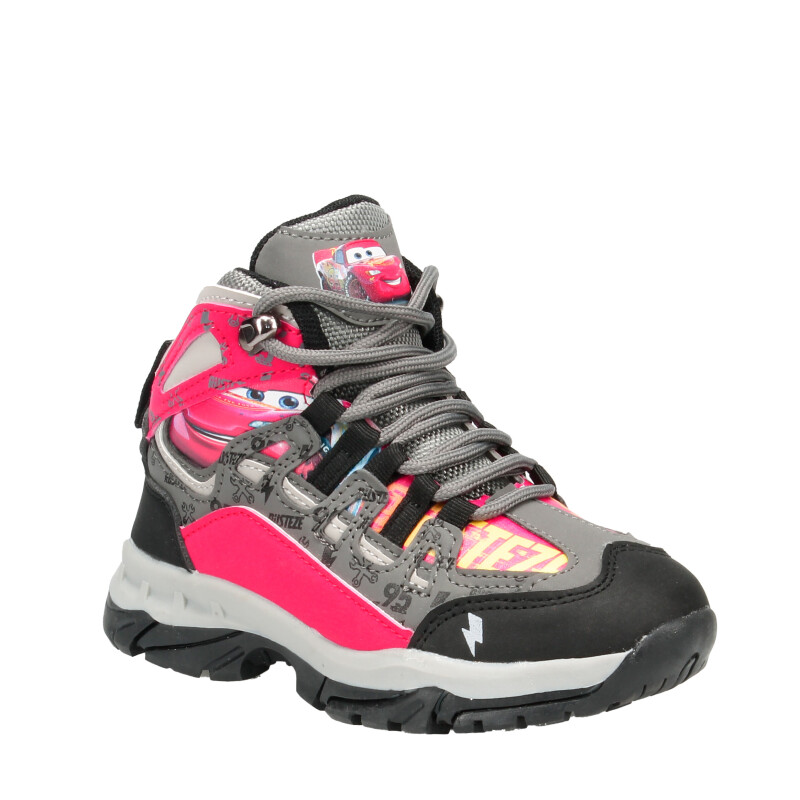 Bota de Niños Disney Cars Trekking Gris - Negro - Rojo