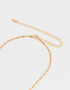 Cadena Corta con Dije De inicial Cadena Corta Con Dije De Inicial "g" - Dorado