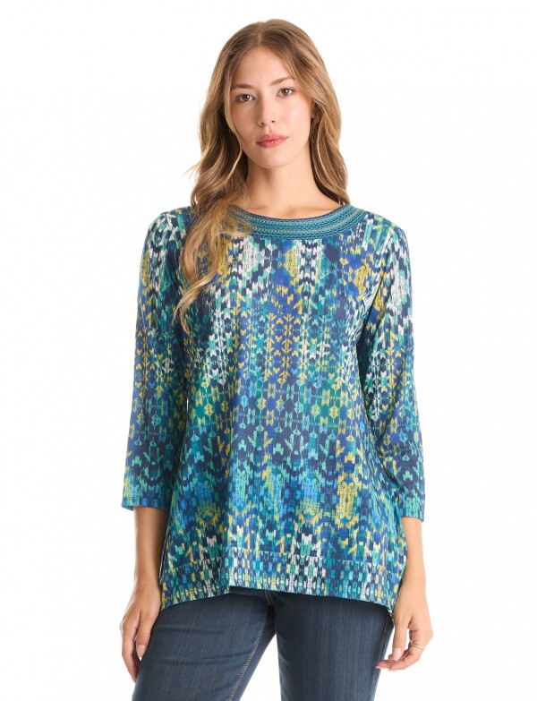 Blusa Print MULTI/VERDE