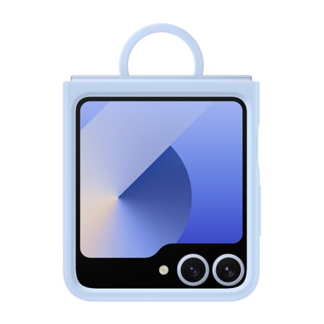 Funda Samsung Silicone Case con Anillo Original para Galaxy Z Flip6 EF-PF741 Blue