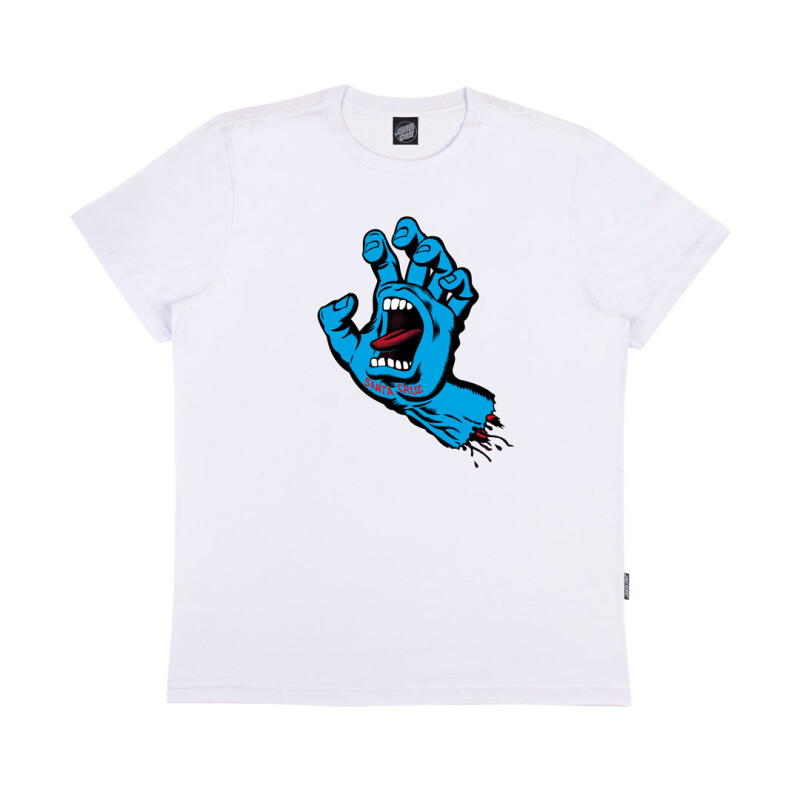 Remera Santa Cruz Screaming Hand Front - Blanco Remera Santa Cruz Screaming Hand Front - Blanco