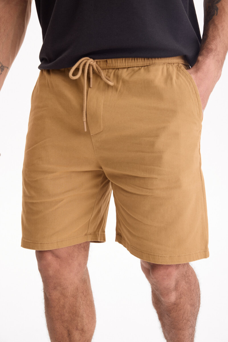 Bermuda De Gabardina Chroma Camel