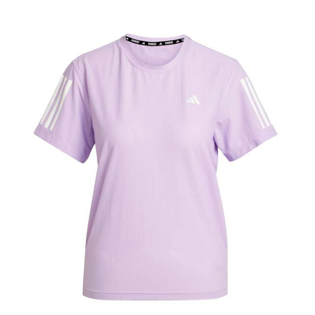 Remera de Mujer Adidas Own The Run Lila - Blanco