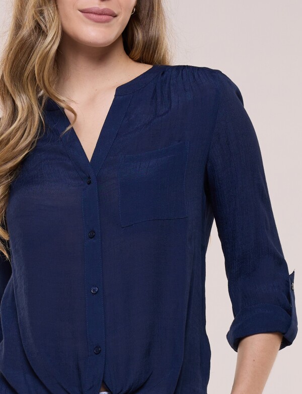 Blusa Nudo Opcional AZUL