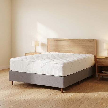 SOMMIER 2 PLAZAS RESORTES POCKET DENSIDAD CRYSTAL