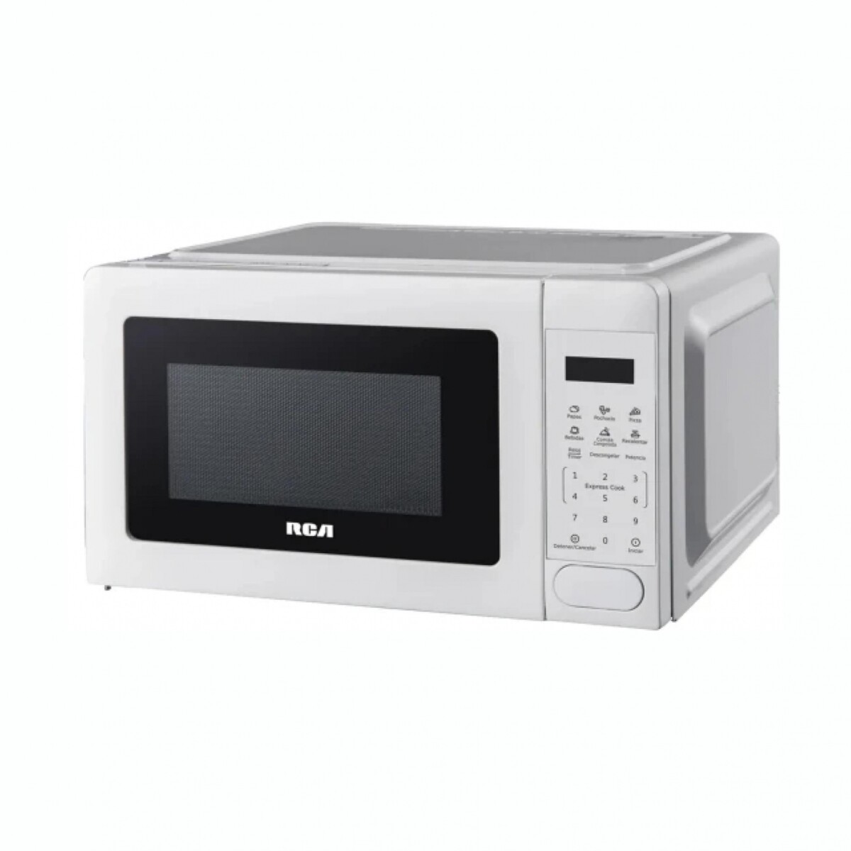 Microondas RCA RWUY20DIG 700W Capacidad 20L Panel Digital - Blanco 